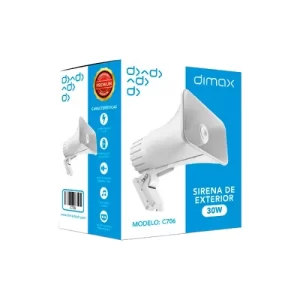SIRENA DE 30W DE 2 TONOS PARA EXTERIOR