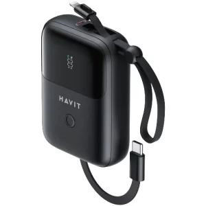BATERIA PORTATIL 10,000MAH NEGRO