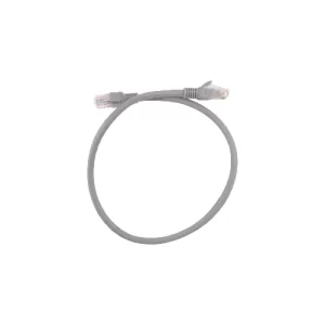 PATCH CORD CAT6* 0.5 METROS* COLOR GRIS*