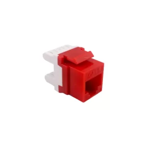 KEYSTONE JACK CAT6* COLOR ROJO*