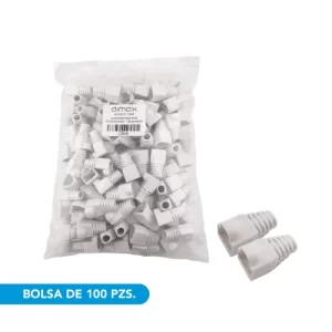 CAPUCHÓN PARA RJ45 COLOR BLANCO*100 UND*
