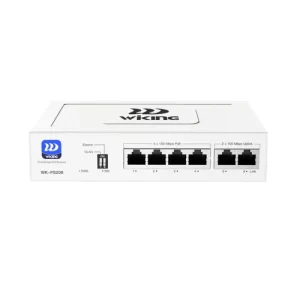 SWITCH DE 6 PUERTOS 10/100 POE* 4 PUERTO