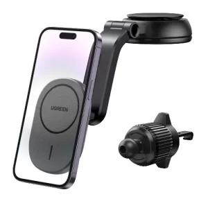SOPORTE + CARGADOR INALAMBRICO PARA AUTO