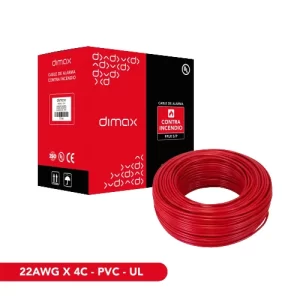 CABLE CONTRA INCENDIO 22AWGX4C-PVC