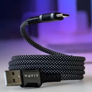 CABLE MAGNETICO USB-A USB TIPO-C NEGRO