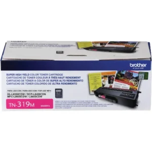 Cartucho de Tóner MAGENTA para equipo BROTHER HL - L8350CDW / MFC- L8850CDW. Rendimiento 6000 páginas al 5%