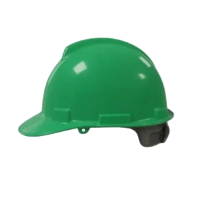 CASCO COLOR VERDE CON ARNES ROLLER