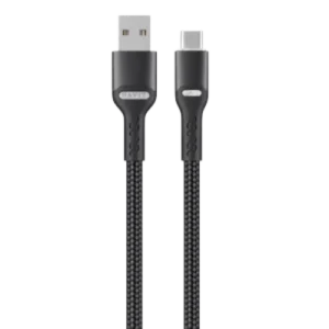 CABLE USB A USB TIPO-C NEGRO